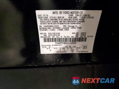 Zdjęcie 12 z 12 samochodu: 2014 FORD TAURUS SEL VIN:1FAHP2E80EG153233 - miniatura