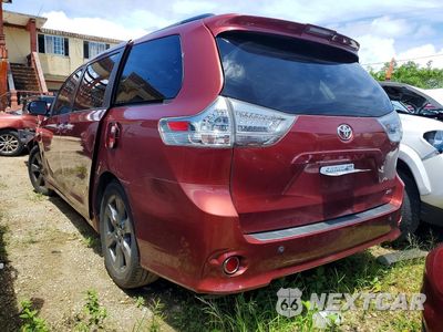 Drugie zdjęcie samochodu z przodu: 2019 TOYOTA SIENNA SE 8-PASSENGER VIN:5TDXZ3DC7KS013855 - miniatura