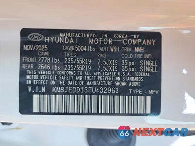 Zdjęcie 14 z 14 samochodu: 2026 HYUNDAI TUCSON HYBRID LIMITED VIN:KM8JEDD13TU432963 - miniatura