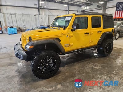 2019 JEEP WRANGLER UNLIMITED SPORT 1C4HJXDG0KW637289 - główne zdjęcie licytacji z USA - miniatura