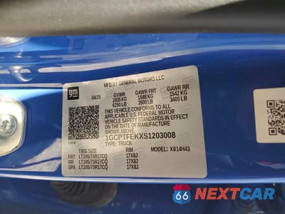 Zdjęcie 12 z 12 samochodu: 2025 CHEVROLET COLORADO ZR2 VIN:1GCPTFEKXS1203008 - miniatura