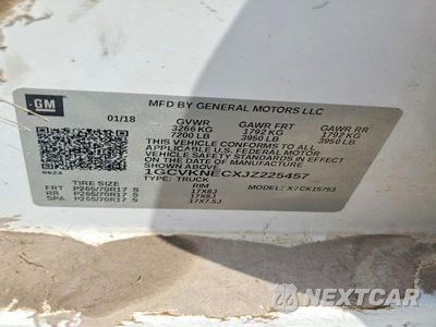 Zdjęcie 12 z 12 samochodu: 2018 CHEVROLET SILVERADO K1500 VIN:1GCVKNECXJZ225457 - miniatura