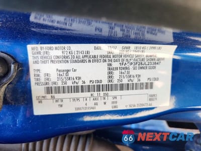 Zdjęcie 12 z 12 samochodu: 2018 FORD FOCUS SE VIN:1FADP3F28JL233847 - miniatura
