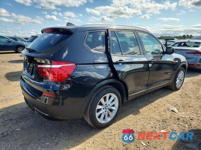 Trzecie zdjęcie samochodu z tyłu: 2013 BMW X3 XDRIVE28I VIN:5UXWX9C53D0D06375 - miniatura