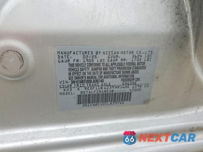 Zdjęcie 12 z 12 samochodu: 2025 NISSAN VERSA SV VIN:3N1CN8EV0SL839740 - miniatura