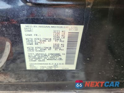 Zdjęcie 13 z 13 samochodu: 2010 NISSAN ARMADA SE VIN:5N1BA0ND0AN623166 - miniatura