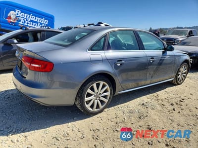 Trzecie zdjęcie samochodu z tyłu: 2014 AUDI A4 PREMIUM VIN:WAUAFAFL9EN045519 - miniatura