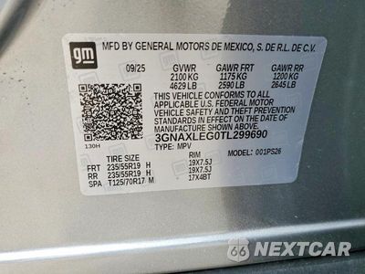 Zdjęcie 13 z 13 samochodu: 2026 CHEVROLET EQUINOX RS VIN:3GNAXLEG0TL299690 - miniatura