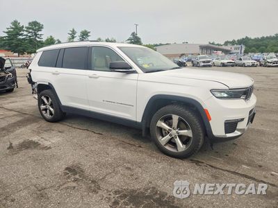 Czwarte zdjęcie samochodu z boku: 2021 JEEP GRAND CHEROKEE L LIMITED VIN:1C4RJKBGXM8156970 - miniatura