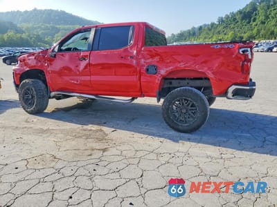 Drugie zdjęcie samochodu z przodu: 2019 CHEVROLET SILVERADO K1500 LT VIN:1GCUYDEDXKZ351655 - miniatura