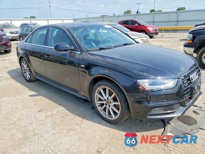 Czwarte zdjęcie samochodu z boku: 2016 AUDI A4 PREMIUM S-LINE VIN:WAUBFAFL2GN003295 - miniatura