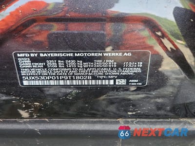 Zdjęcie 13 z 13 samochodu: 2023 BMW X3 XDRIVE30I VIN:5UX53DP01P9T18028 - miniatura