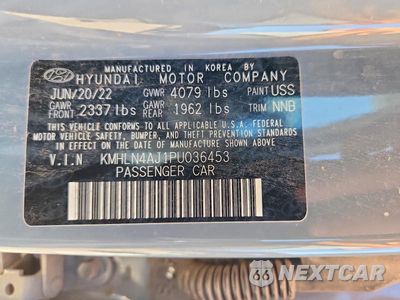 Zdjęcie 13 z 13 samochodu: 2023 HYUNDAI ELANTRA LIMITED VIN:KMHLN4AJ1PU036453 - miniatura