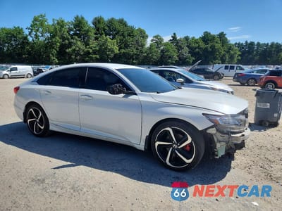 Czwarte zdjęcie samochodu z boku: 2020 HONDA ACCORD SPORT VIN:1HGCV1F37LA001829 - miniatura