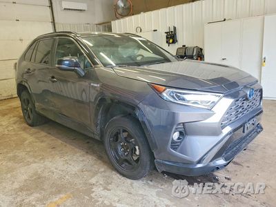 Czwarte zdjęcie samochodu z boku: 2020 TOYOTA RAV4 XSE VIN:4T3EWRFV9LU001403 - miniatura
