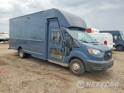 Czwarte zdjęcie samochodu z boku: 2021 FORD TRANSIT - DELIVERY TRUCK VIN:1FDDF6P8XMKA41661 - miniatura