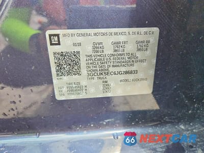 Zdjęcie 13 z 13 samochodu: 2018 CHEVROLET SILVERADO K1500 LTZ VIN:3GCUKSEC6JG286833 - miniatura
