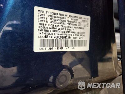 Zdjęcie 13 z 13 samochodu: 2009 HONDA PILOT TOURING VIN:5FNYF48869B037264 - miniatura