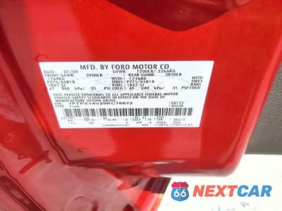 Zdjęcie 12 z 12 samochodu: 2009 FORD F150 SUPER CAB VIN:1FTPX14V29KC76672 - miniatura