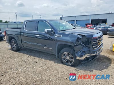 Czwarte zdjęcie samochodu z boku: 2025 GMC SIERRA K1500 SLT VIN:1GTUUDED6SZ314484 - miniatura
