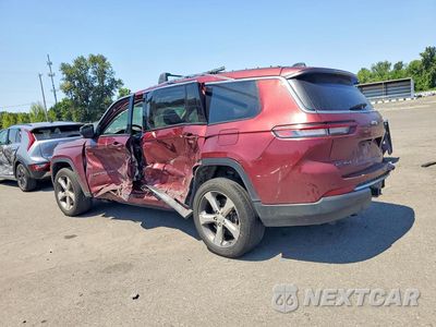 Drugie zdjęcie samochodu z przodu: 2021 JEEP GRAND CHEROKEE L LIMITED VIN:1C4RJKBG7M8130472 - miniatura