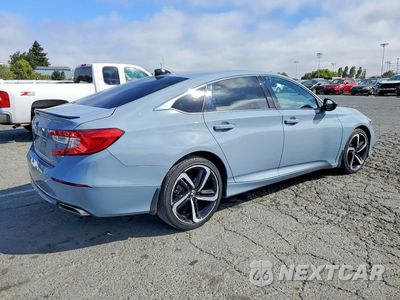 Trzecie zdjęcie samochodu z tyłu: 2022 HONDA ACCORD SPORT VIN:1HGCV1F32NA121086 - miniatura