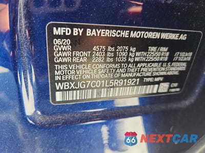 Zdjęcie 13 z 13 samochodu: 2020 BMW X1 SDRIVE28I VIN:WBXJG7C01L5R91921 - miniatura