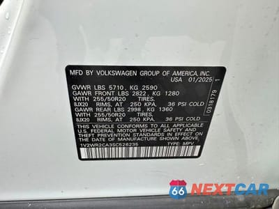 Zdjęcie 10 z 10 samochodu: 2025 VOLKSWAGEN ATLAS SE VIN:1V2WR2CA3SC526235 - miniatura