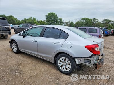 Drugie zdjęcie samochodu z przodu: 2012 HONDA CIVIC LX VIN:19XFB2F59CE055531 - miniatura