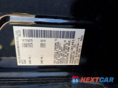 Zdjęcie 13 z 13 samochodu: 2020 NISSAN MAXIMA SL VIN:1N4AA6DV5LC381461 - miniatura