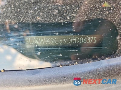Zdjęcie 12 z 12 samochodu: 2013 BMW X3 XDRIVE28I VIN:5UXWX9C53D0D06375 - miniatura