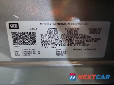 Zdjęcie 13 z 13 samochodu: 2024 CADILLAC XT4 SPORT VIN:1GYFZER4XRF215652 - miniatura