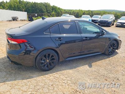 Trzecie zdjęcie samochodu z tyłu: 2021 TOYOTA COROLLA SE NIGHTSHADE EDITION VIN:5YFS4MCE2MP085172 - miniatura
