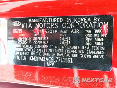 Zdjęcie 14 z 14 samochodu: 2020 KIA SPORTAGE LX VIN:KNDPM3AC9L7711561 - miniatura