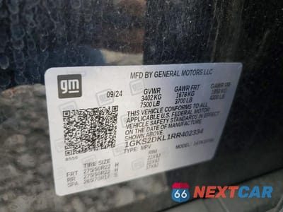 Zdjęcie 13 z 13 samochodu: 2024 GMC YUKON DENALI VIN:1GKS2DKL1RR402334 - miniatura
