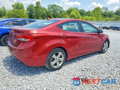 Trzecie zdjęcie samochodu z tyłu: 2011 HYUNDAI ELANTRA GLS VIN:KMHDH4AE7BU103578 - miniatura