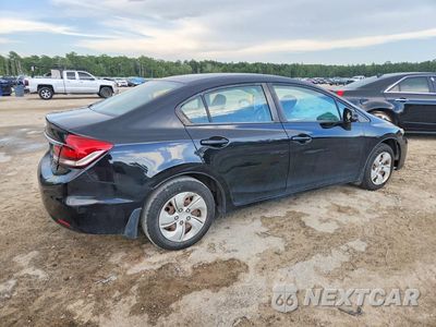 Trzecie zdjęcie samochodu z tyłu: 2013 HONDA CIVIC LX VIN:19XFB2F50DE210842 - miniatura