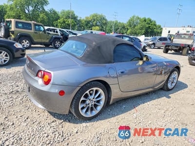 Trzecie zdjęcie samochodu z tyłu: 2003 BMW Z4 2.5 VIN:4USBT33493LR62732 - miniatura
