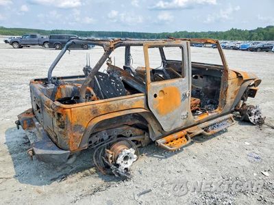 Trzecie zdjęcie samochodu z tyłu: 2015 JEEP WRANGLER UNLIMITED SPORT VIN:1C4BJWDG8FL639735 - miniatura