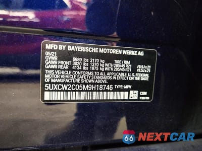 Zdjęcie 13 z 13 samochodu: 2021 BMW X7 XDRIVE40I VIN:5UXCW2C05M9H18746 - miniatura