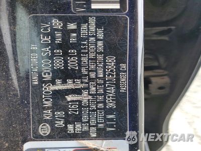 Zdjęcie 12 z 12 samochodu: 2018 KIA FORTE LX VIN:3KPFK4A71JE258480 - miniatura