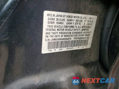 Zdjęcie 12 z 12 samochodu: 2011 HONDA FIT SPORT VIN:JHMGE8H54BS004976 - miniatura