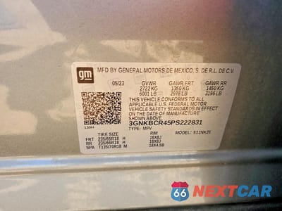 Zdjęcie 12 z 12 samochodu: 2023 CHEVROLET BLAZER 2LT VIN:3GNKBCR45PS222831 - miniatura
