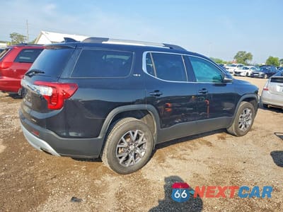 Trzecie zdjęcie samochodu z tyłu: 2020 GMC ACADIA SLT VIN:1GKKNULS4LZ179663 - miniatura