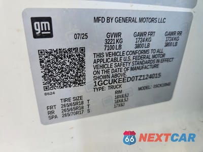 Zdjęcie 12 z 12 samochodu: 2026 CHEVROLET SILVERADO K1500 RST VIN:1GCUKEED0TZ124015 - miniatura