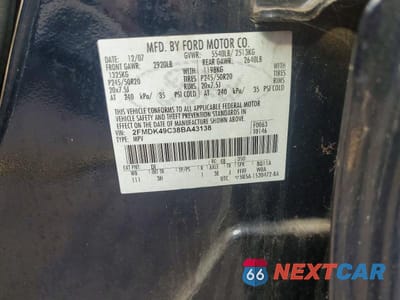 Zdjęcie 13 z 13 samochodu: 2008 FORD EDGE LIMITED VIN:2FMDK49C38BA43138 - miniatura