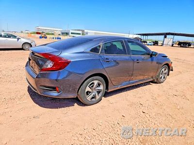 Trzecie zdjęcie samochodu z tyłu: 2021 HONDA CIVIC LX VIN:2HGFC2F61MH536998 - miniatura