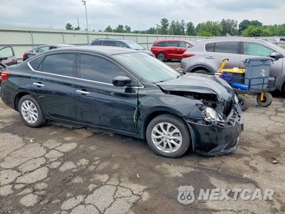 Czwarte zdjęcie samochodu z boku: 2019 NISSAN SENTRA SV VIN:3N1AB7AP7KY247188 - miniatura