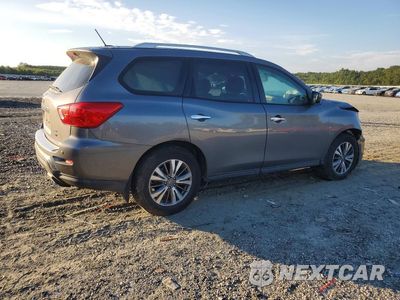 Trzecie zdjęcie samochodu z tyłu: 2017 NISSAN PATHFINDER SV VIN:5N1DR2MM9HC631335 - miniatura