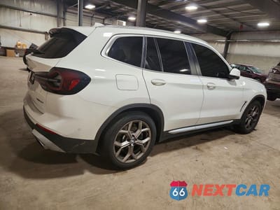 Trzecie zdjęcie samochodu z tyłu: 2023 BMW X3 XDRIVE30I VIN:WBX57DP04PN207392 - miniatura